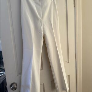 Trina Turk Elegant White Flare Pants